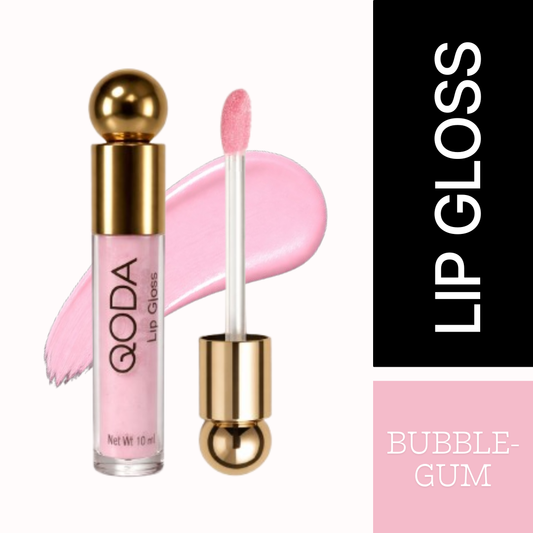 QODA Cosmetics | Plump Up Wet Lip Gloss | Bubble Gum | 10 ML